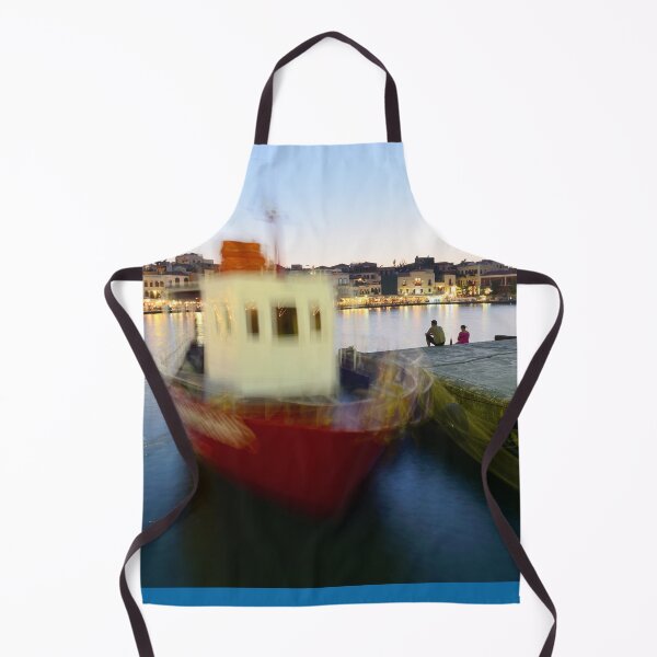 Item preview, Chania, Crete, Greece, Boats in the port of Chania designed and sold by studio838.