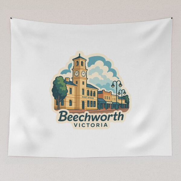 Item preview, Beechworth, Victoria – Colonial Charm Preserved designed and sold by Digital Dreams Arts.