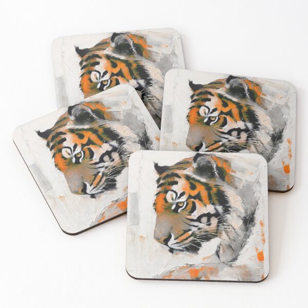 Item preview, Contemplative Tiger Portrait designed and sold by caracatita75.