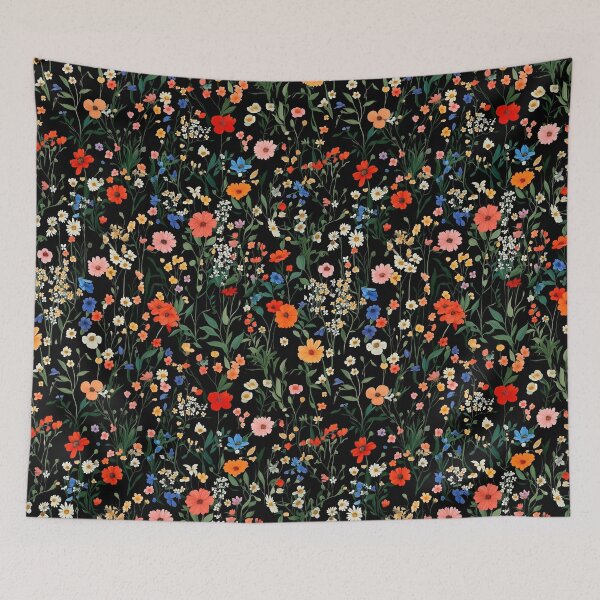 Artikelvorschau, Summer wild flowers sticker  entworfen und verkauft von P&U Fabric.