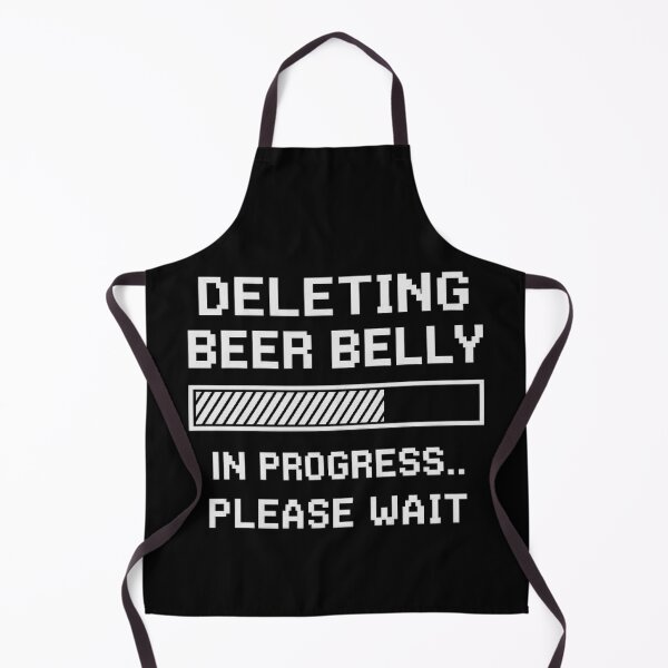 Item preview, Funny Beer Belly Progress Bar Design – Deleting Beer Belly in Progress Graphic designed and sold by love3617.