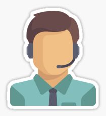 Customer Service Sticker