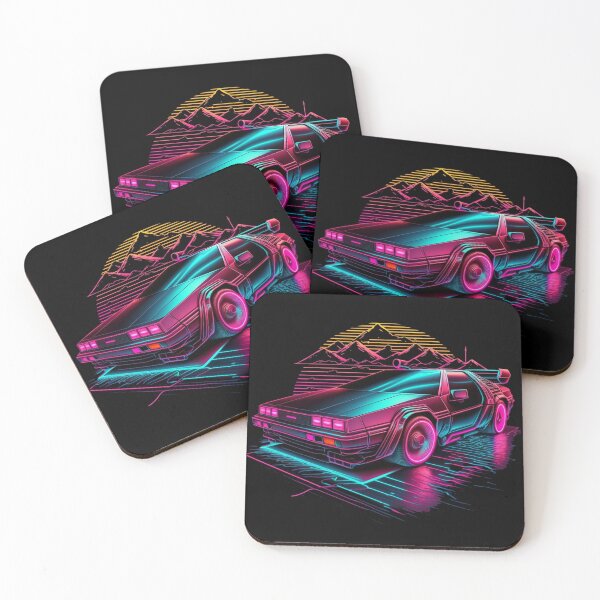 Item preview, Retrowave Delorean designed and sold by Le-Freak.