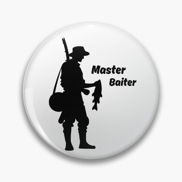Item preview, Master Baiter black and white design designed and sold by CHOURAK-DESIGN.