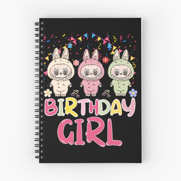 Item preview, Happy birthday girls kids teens labubu bday designed and sold by ABMO-store.