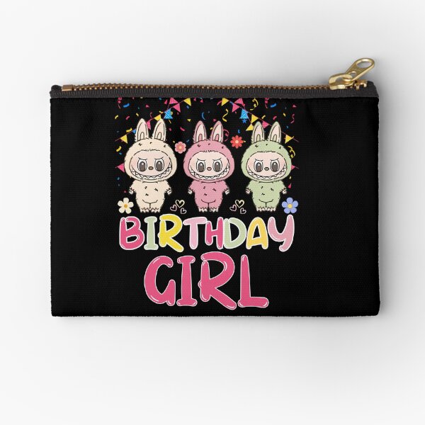 Item preview, Happy birthday girls kids teens labubu bday designed and sold by ABMO-store.