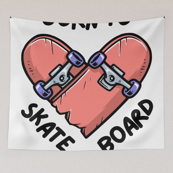 Item preview, Born to Skateboard designed and sold by impressionofmel.