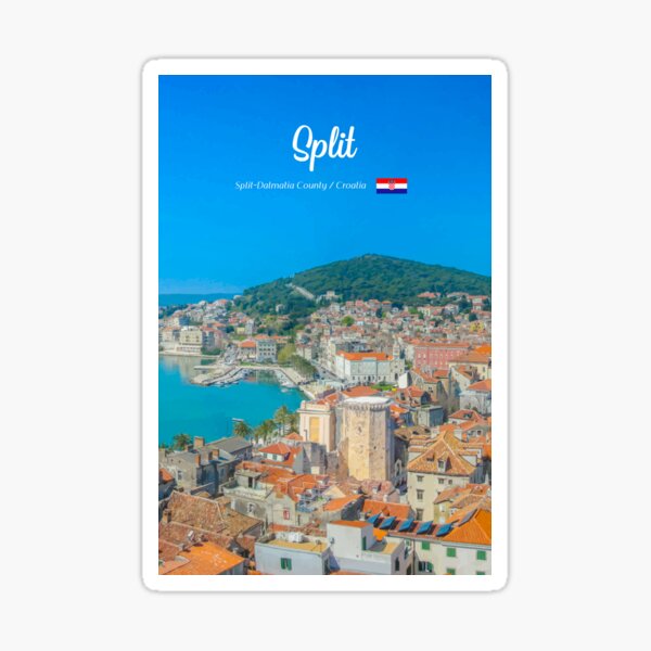 Aperçu de l'œuvre Split, Croatie créée et vendue par AkenShop.