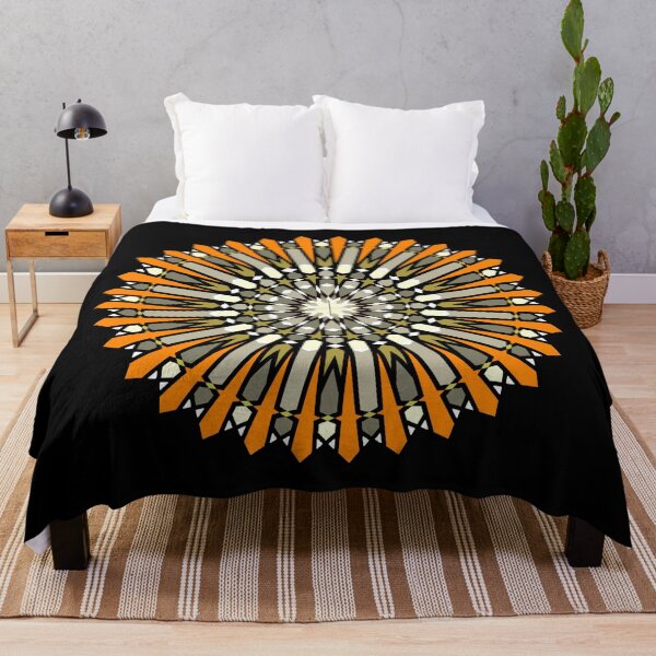 Item preview, Orange Sun Mosaic Mandala designed and sold by Tarjiart.