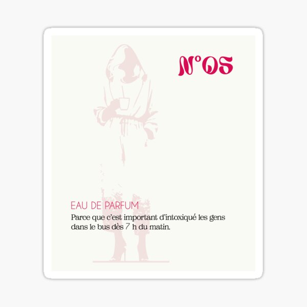 Vista previa del artículo con la obra «EAU DE PARFUM N°05», diseñado y vendido por Rogue Station.