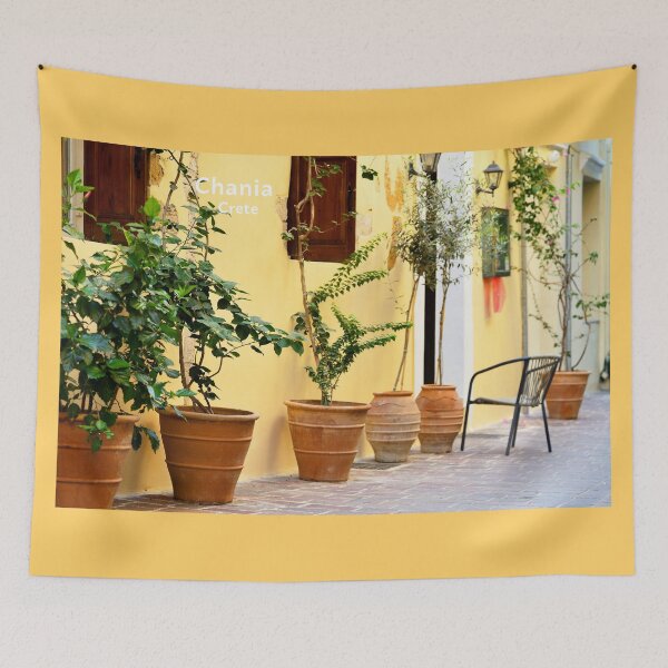 Item preview, Chania, Crete, Flower pots on the street of Chania designed and sold by studio838.