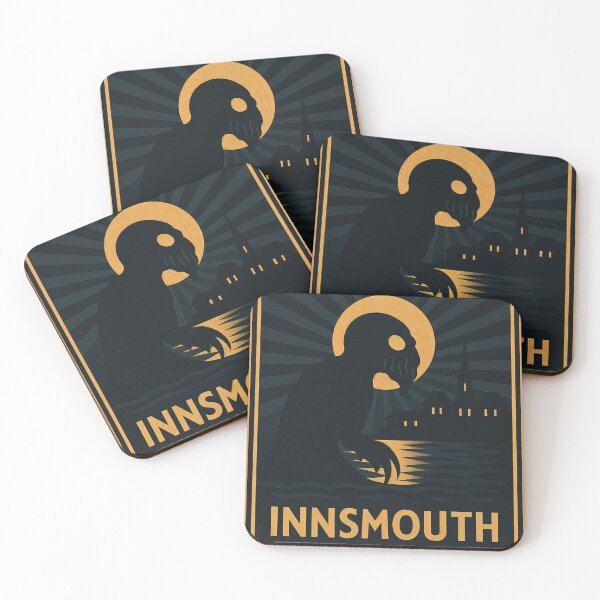 Item preview, Innsmouth by Moonlight – An Art Deco Journey into the Unknown designed and sold by GEEK-FACTORY-EU.