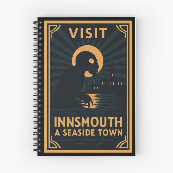 Item preview, Innsmouth by Moonlight – An Art Deco Journey into the Unknown designed and sold by GEEK-FACTORY-EU.