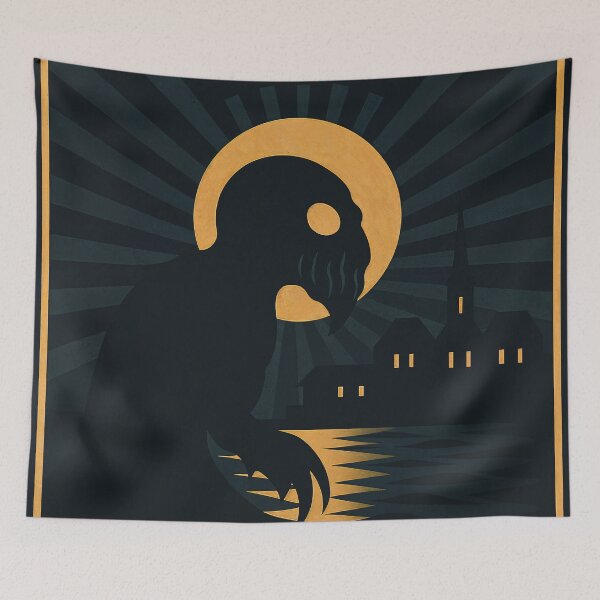 Item preview, Innsmouth by Moonlight – An Art Deco Journey into the Unknown designed and sold by GEEK-FACTORY-EU.
