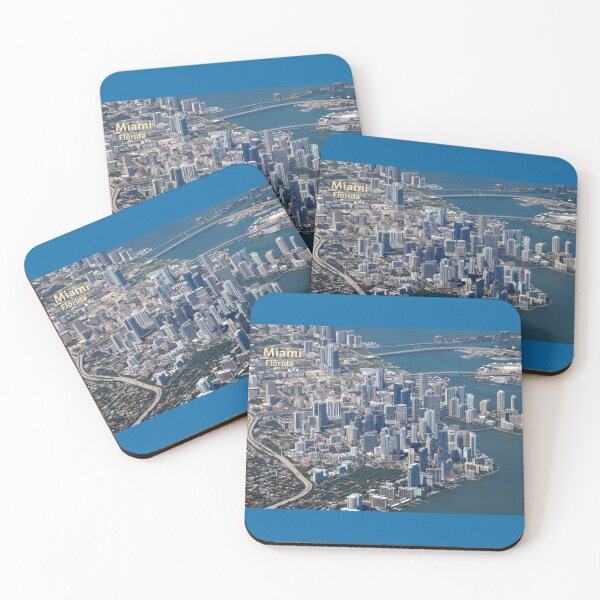 Item preview, Miami, Florida, USA, Miami city view from the plane designed and sold by studio838.
