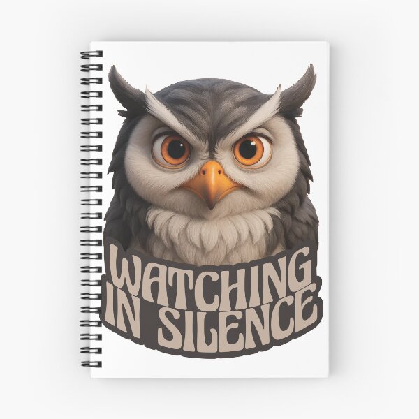 Aperçu de l'œuvre Regarder en silence - Wise Owl créée et vendue par SkillDesigner.