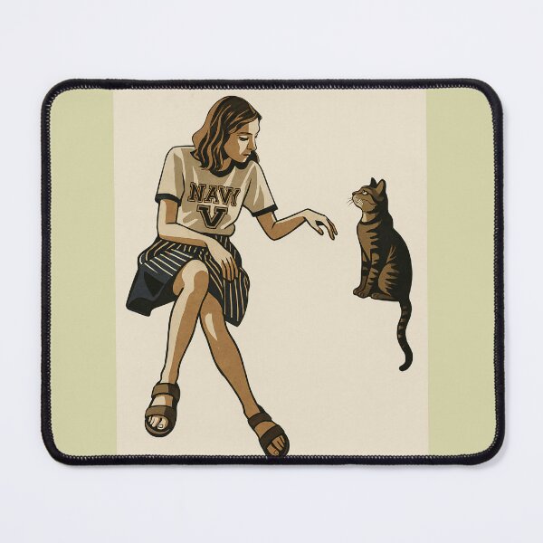 Aperçu de l'œuvre Dame et chat créée et vendue par shymuscat.