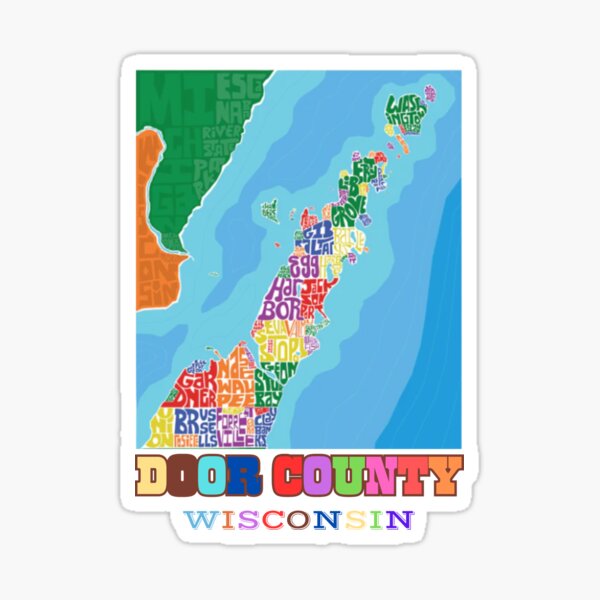 Item preview, Wisconsin - Door County designed and sold by freakystickey.