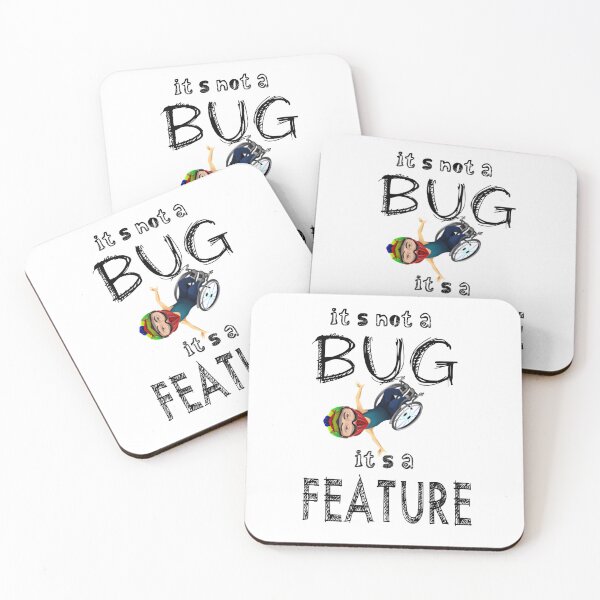 Item preview, It's not a bug it's a feature - Wheelchair Awareness designed and sold by Ms-Bees-Tees.