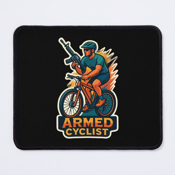 Item preview, Armed Cyclist – Ride Hard, Take No Lane designed and sold by UberSpark.