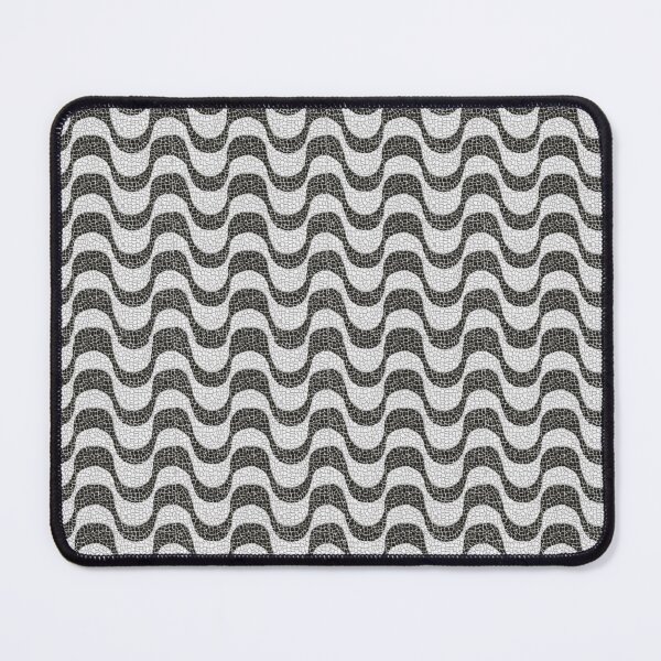 Item preview, Copacabana Beach Sidewalk, Iconic Rio de Janeiro Pattern, Black and White Portuguese Waves designed and sold by dmr studio.