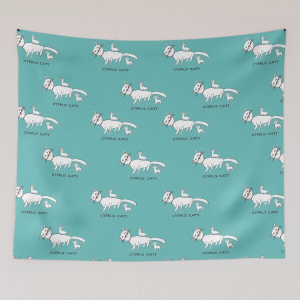 Item preview, CYPRUS CATS PATTERN designed and sold by agoraman.