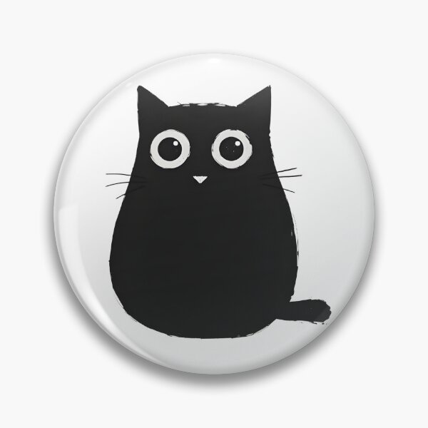 Item preview, Black Cat with Big Eyes designed and sold by Ambient Flow.