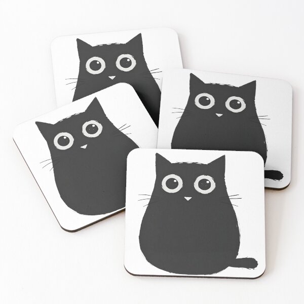 Item preview, Black Cat with Big Eyes designed and sold by Ambient Flow.