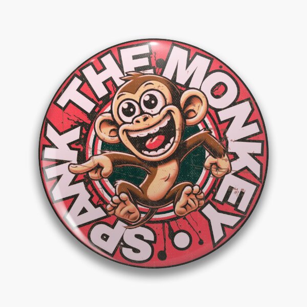 Item preview, Spank the Monkey – Retro Funny Naughty Monkey designed and sold by pUNKnown.