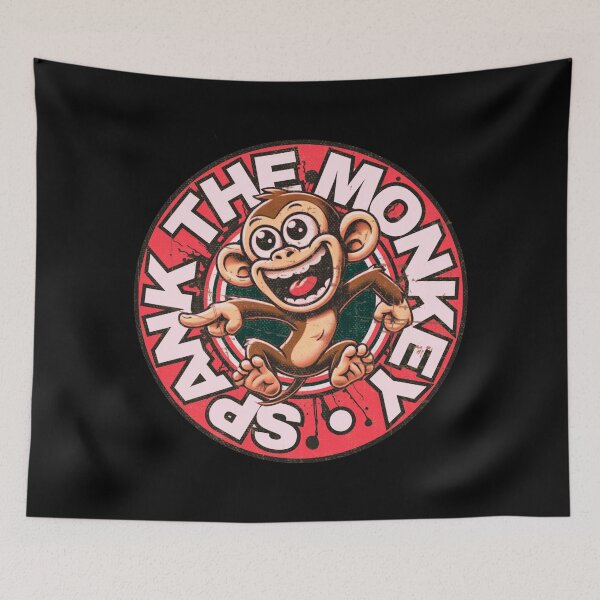 Item preview, Spank the Monkey – Retro Funny Naughty Monkey designed and sold by pUNKnown.