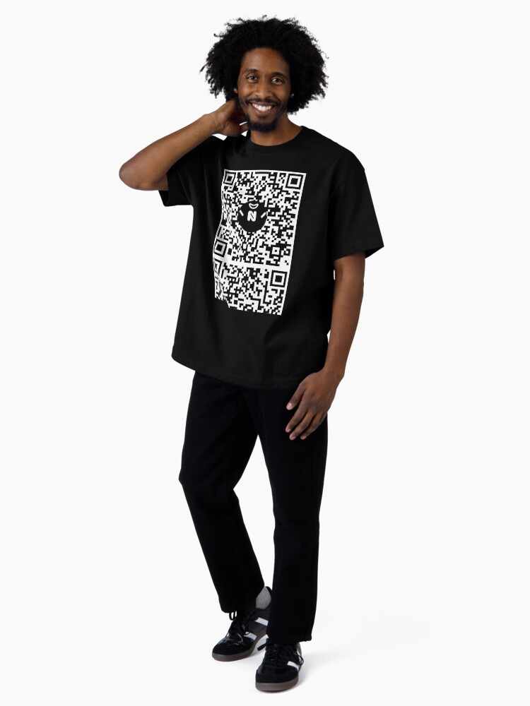 Thumbnail 4 of 7, Oversized T-Shirt, Lg - Rick Roll YouTube by NN - Large Print designed and sold by Nicos-NovelTs.