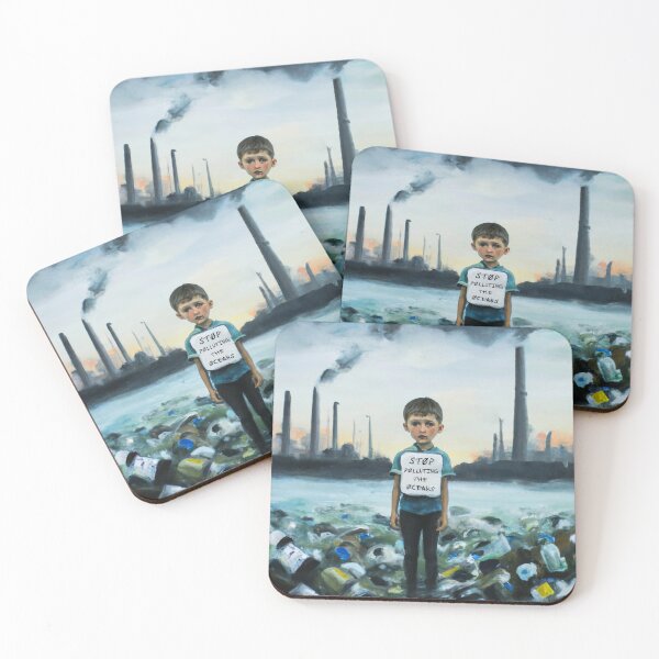 Item preview, Stop polluting the oceans - Save the Oceans designed and sold by Sky-99.