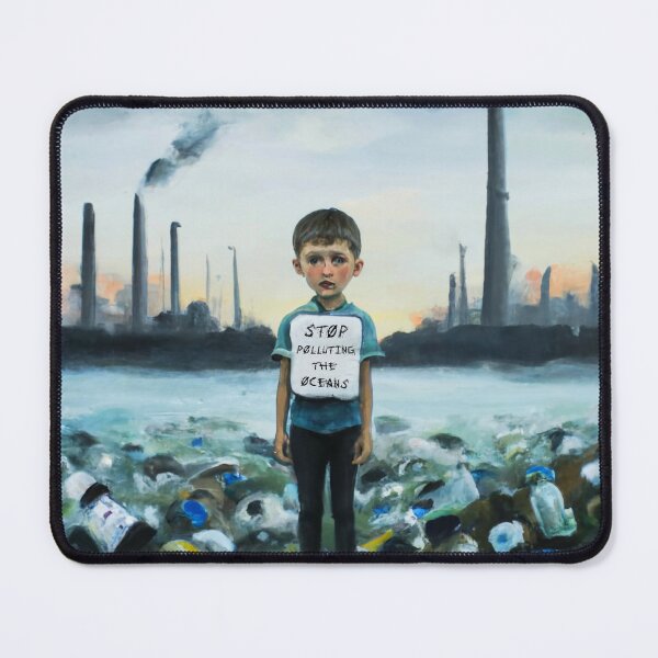 Item preview, Stop polluting the oceans - Save the Oceans designed and sold by Sky-99.
