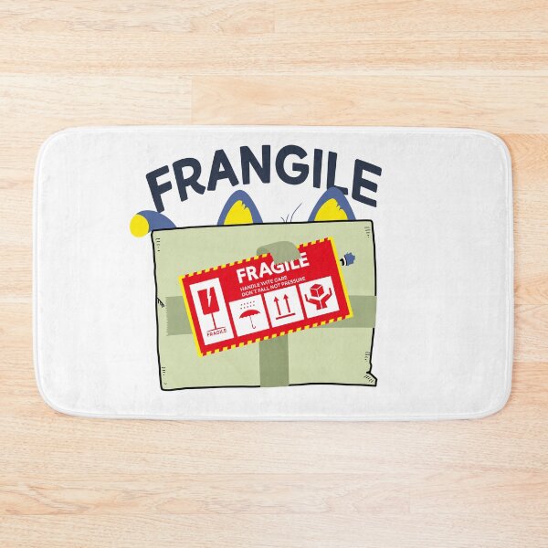 Item preview, Fragile Cat in a Box – Funny Package Warning Design designed and sold by studio902.