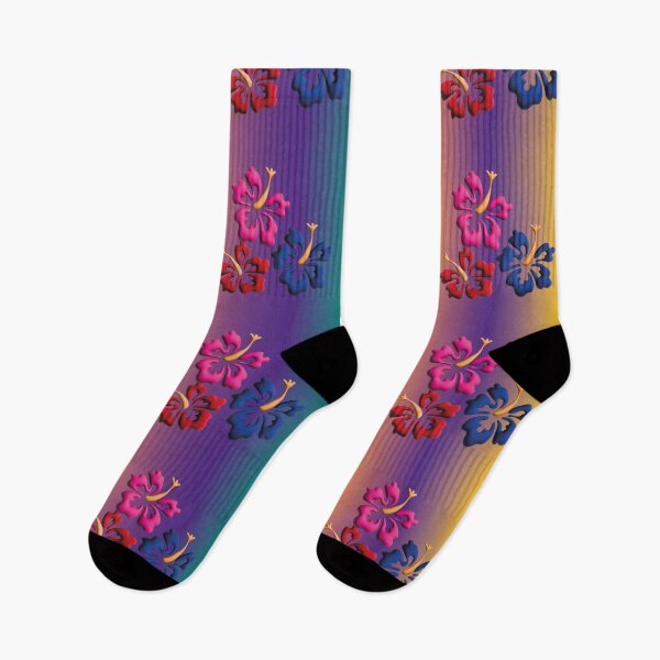 Item preview, Colorful design of Hawaiian tropical style flowers. designed and sold by Martapp.