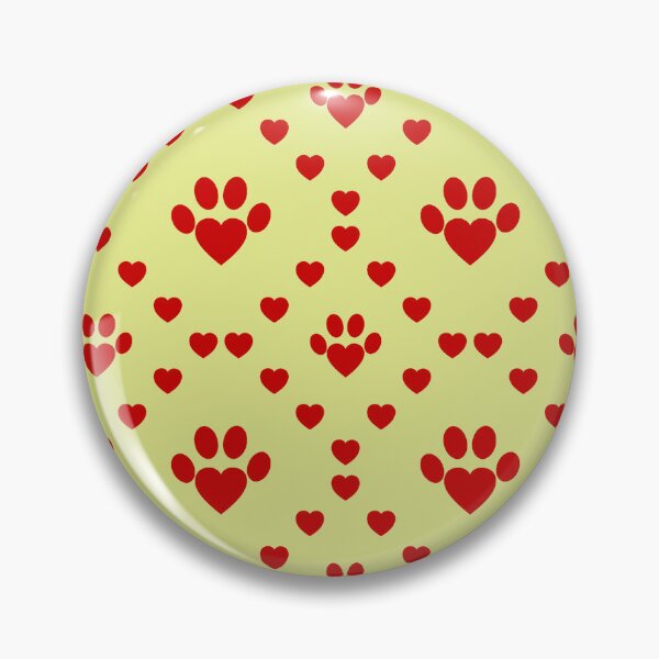 Item preview, Herz Pfote Nahtloses Herz Muster|Patte de cœur Motif de cœur sans couture|Heart Paw Seamless Heart Pattern|Modello di cuore senza cuciture a forma di zampa designed and sold by TheIconSmith.