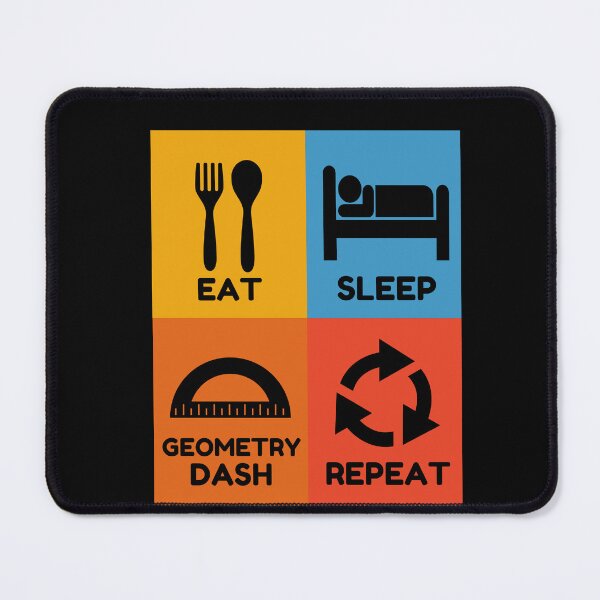 Item preview, Eat sleep geometry dash repeat designed and sold by belladesign7.