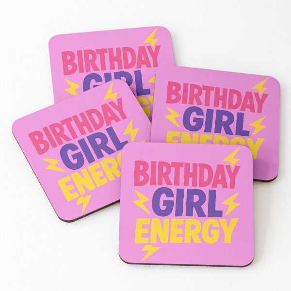 Item preview, Bold Birthday Girl Energy Lightning Quote - Fun Birthday Celebration Design designed and sold by Victor Shadehorn.