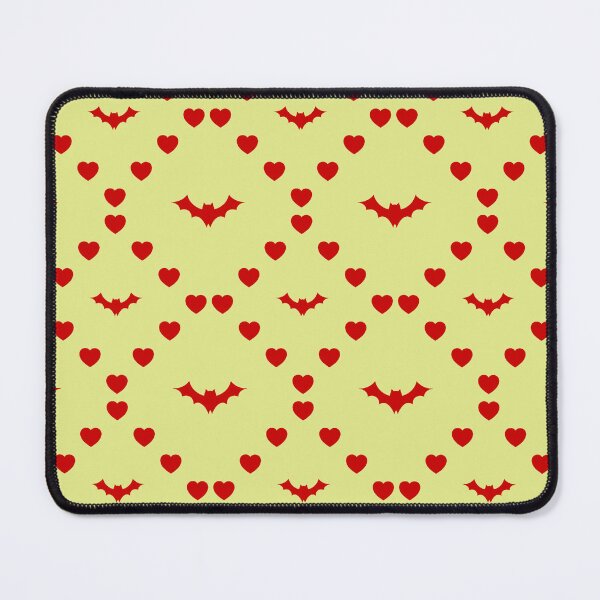 Item preview, Geometrisches Fledermaus Herzmuster (nahtlos)|Motif géométrique en forme de chauve-souris sans couture|Geometric Bat Seamless Heart Pattern|Modello di cuore senza cuciture con pipistrello geometrico designed and sold by TheIconSmith.