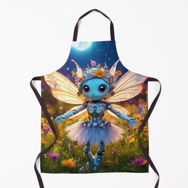 Item preview, Pixie Ballerina Robot Dancing In The Moonlight designed and sold by Lee Hiller Designs.