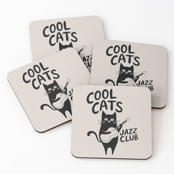 Item preview, Cool Cats Jazz Club designed and sold by Angry Swan Designs.