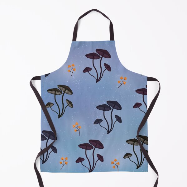 Item preview, Autumn mushroom and flower print designed and sold by Martapp.