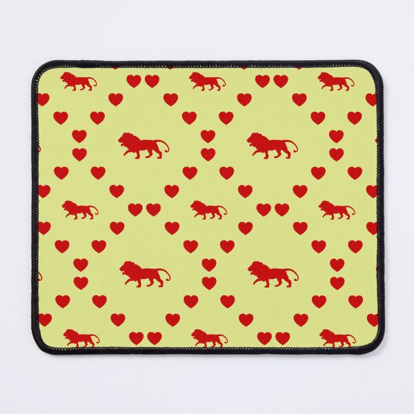 Item preview, Löwe Nahtloses Herzmuster|Motif de cœur sans couture Lion|Lion Seamless Heart Pattern|Leone Modello di cuore senza cuciture designed and sold by TheIconSmith.