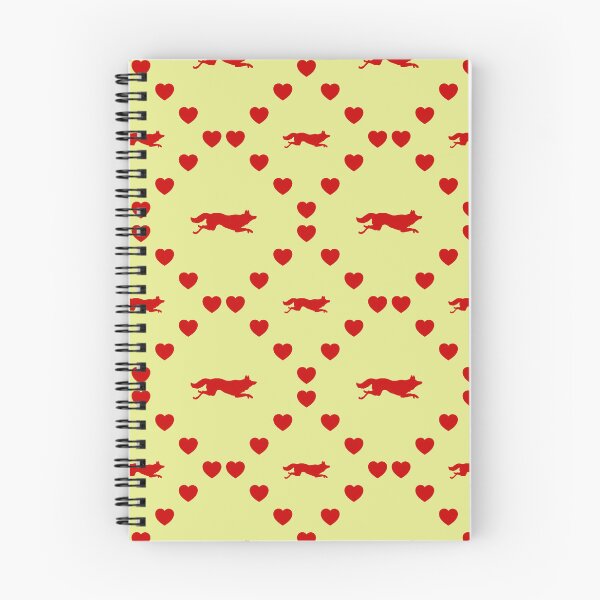 Item preview, Fuchs Nahtloses Herzmuster|Fox Seamless Heart Pattern (motif de cœur sans couture)|Fox Seamless Heart Pattern|Volpe Modello di cuore senza cuciture designed and sold by TheIconSmith.