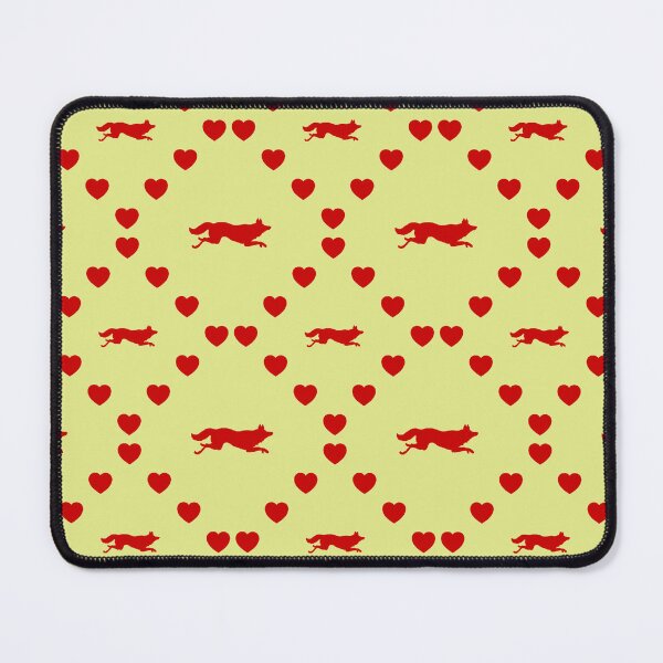 Item preview, Fuchs Nahtloses Herzmuster|Fox Seamless Heart Pattern (motif de cœur sans couture)|Fox Seamless Heart Pattern|Volpe Modello di cuore senza cuciture designed and sold by TheIconSmith.