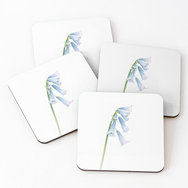Item preview, A delicate watercolor painting of bluebell designed and sold by GentleMuse.