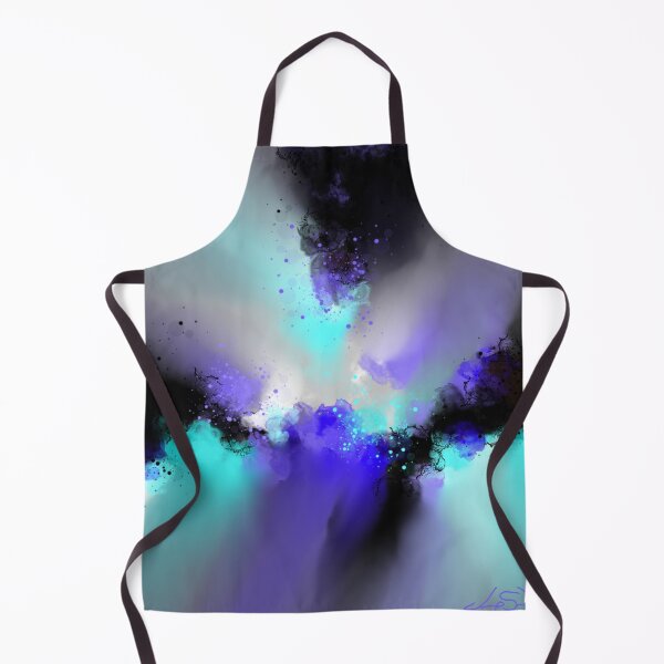 Item preview, Chroma Burst - Blue Purple Turquoise Abstract designed and sold by Joey Santiago.