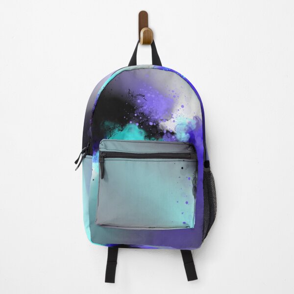 Item preview, Chroma Burst - Blue Purple Turquoise Abstract designed and sold by Joey Santiago.