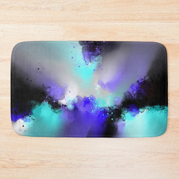 Item preview, Chroma Burst - Blue Purple Turquoise Abstract designed and sold by Joey Santiago.