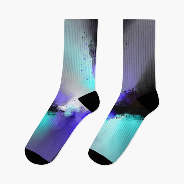 Item preview, Chroma Burst - Blue Purple Turquoise Abstract designed and sold by Joey Santiago.